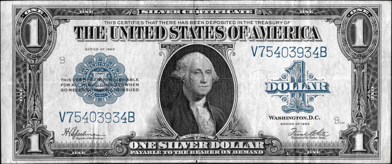 Series-Of-1923-$1-Silver-Certificate