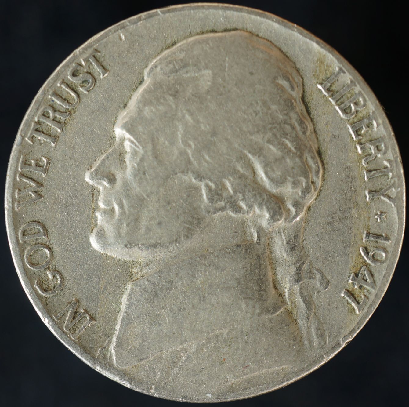 1947-P-Jefferson-Nickel-Interesting-Reverse-Delamination