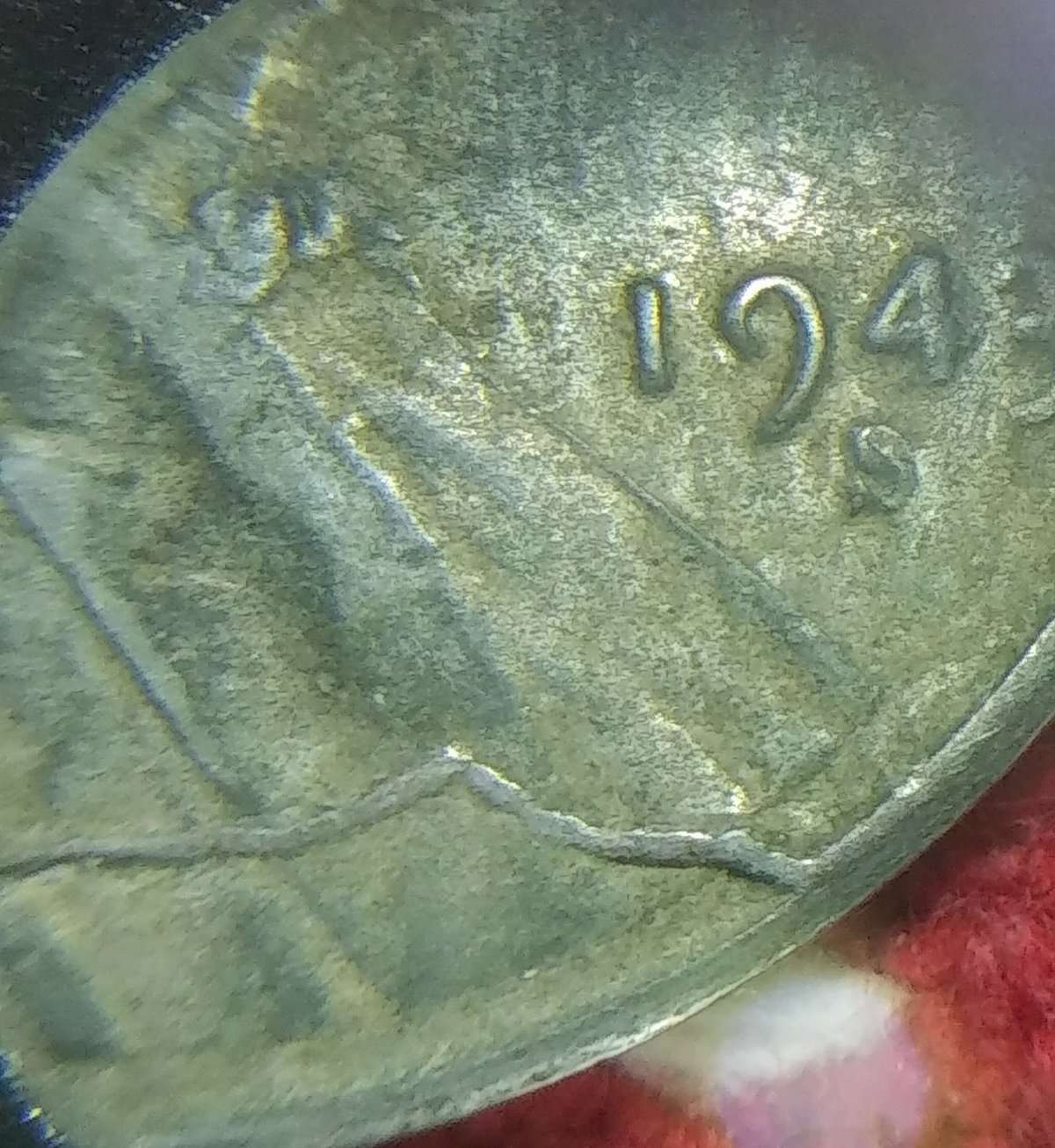 1943-S-Steel-Wheat-Cent-Interior-Die-Break