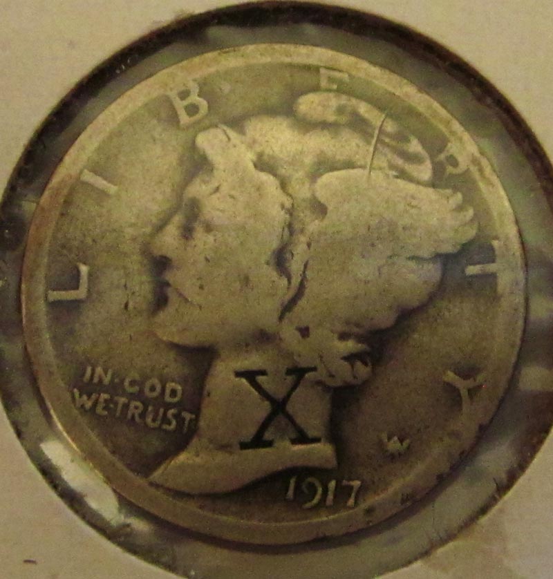 1954-US-Dime-With-Countermark