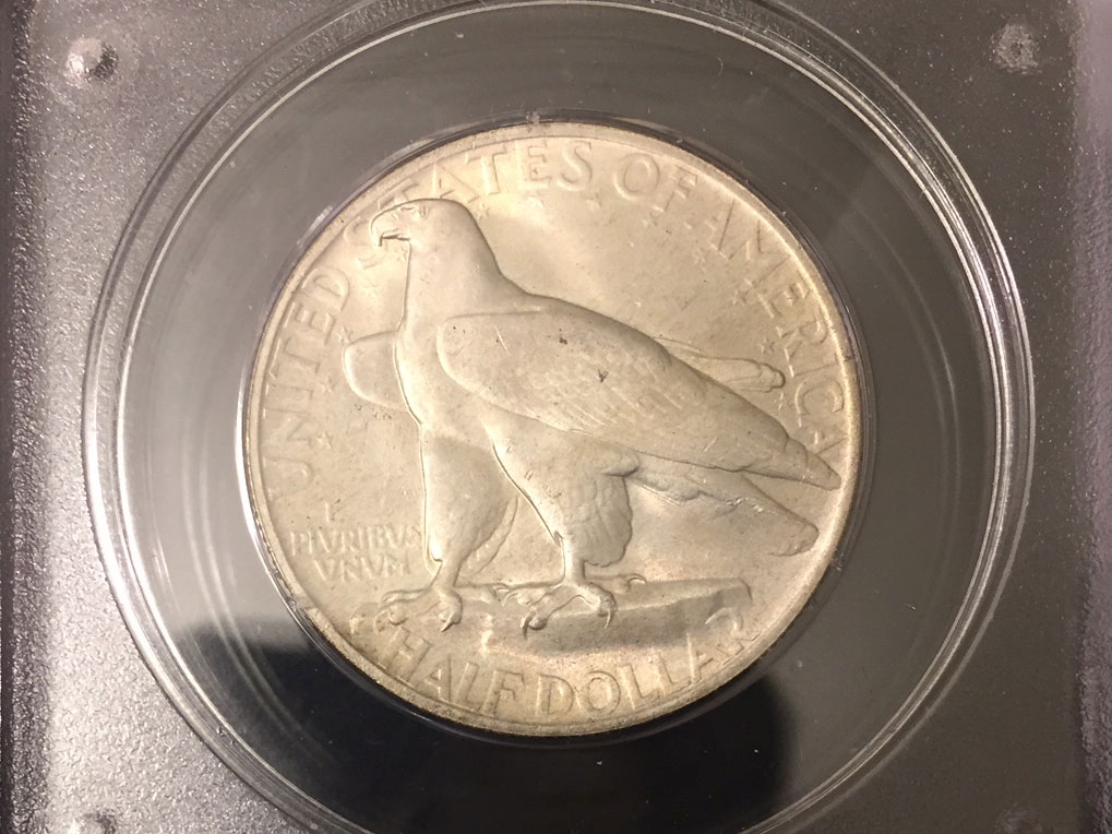 Counterfeit-Detection:-1935-Connecticut-Commemorative-Half-Dollar