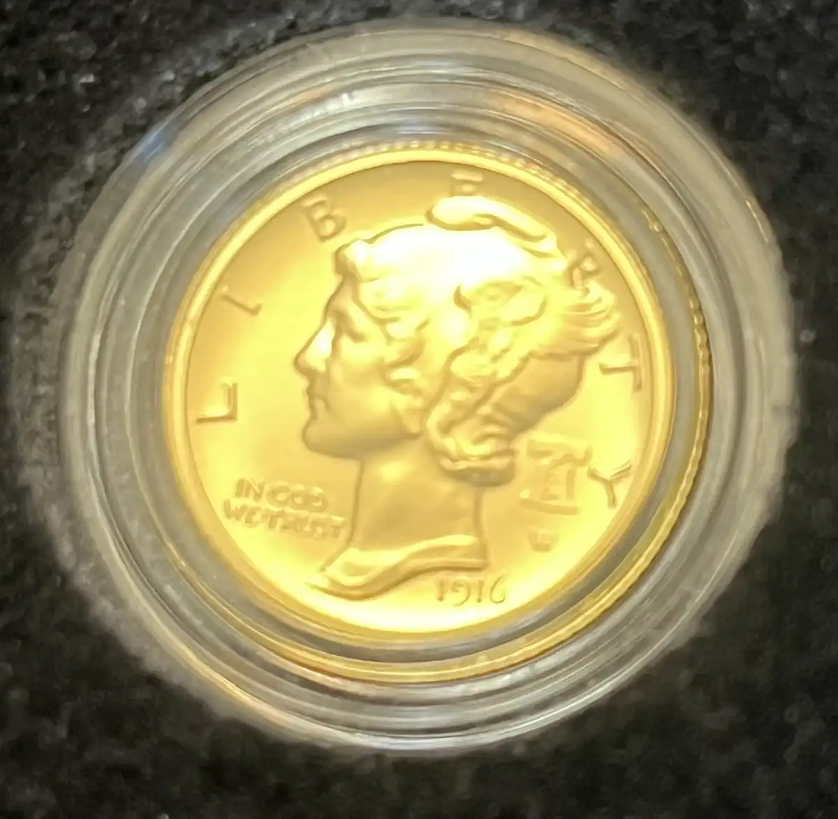 US-Mint-Best-Of-The-Mint-1916-Mercury-Dime-Gold-Coin-And-Silver-Medal-Set-Available-6/4/26