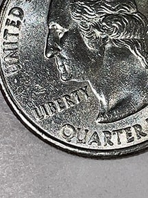 2002--P-Louisiana-State-Quarter-Error?-Letters-Q-&-U,-T-&-E-Touching