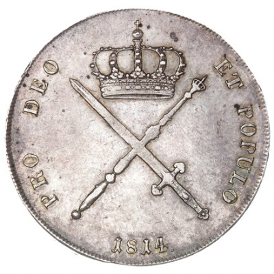Bavaria-1814-Thaler-With-Stop-After-Rex