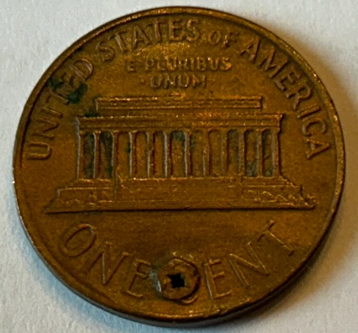 1967-Penny-With-Square-Hole