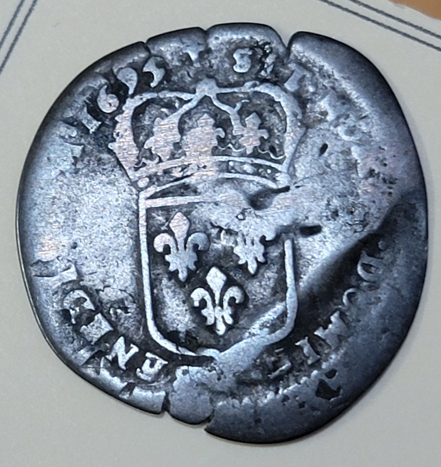 1695-France-Louis-Xiv-Quinzain-Mintmark-Mystery