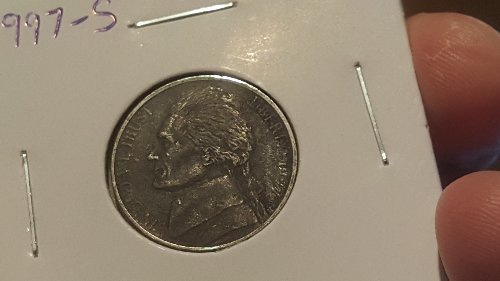 Black-1997-S-Proof-Nickel-Found-In-Circulation