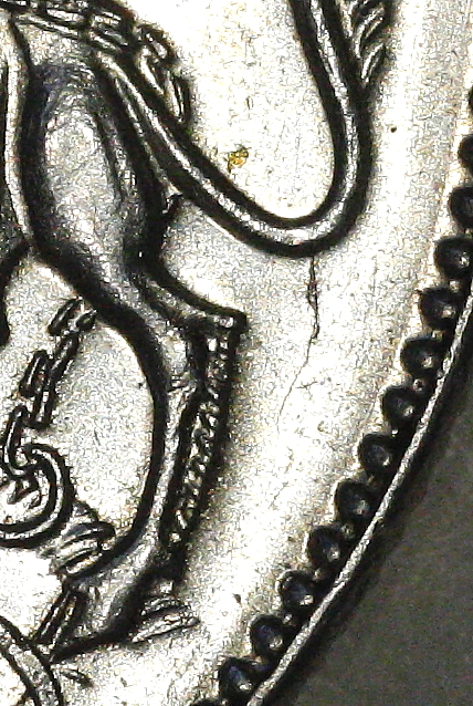 1950-.50--No-Design-With-Some-Cool-Die-Cracks