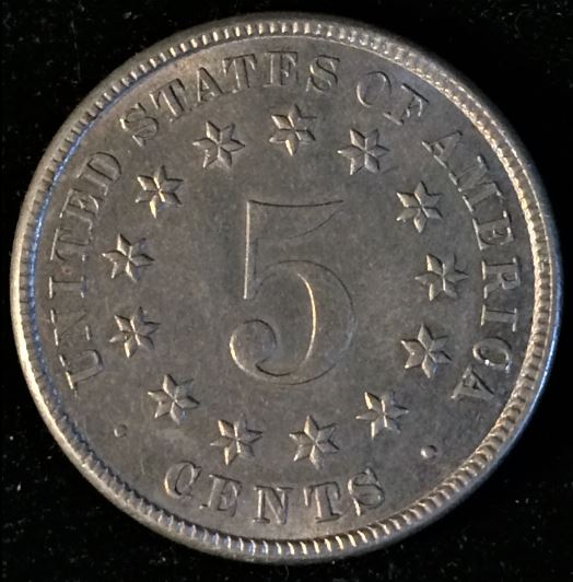 1883-Nickel-With-Altered-Motto-And-Multiple-Cracks