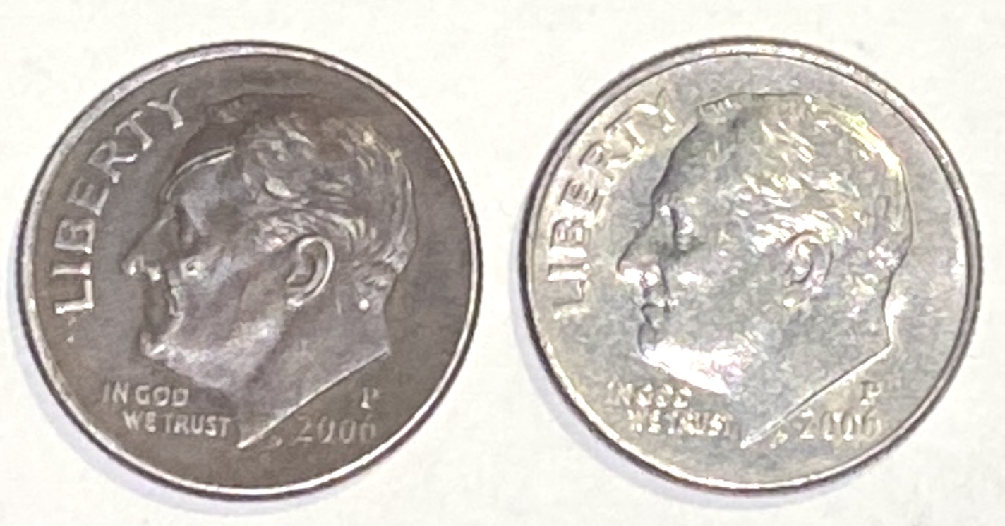 Cladding-Error-On-2006-P-Dime?
