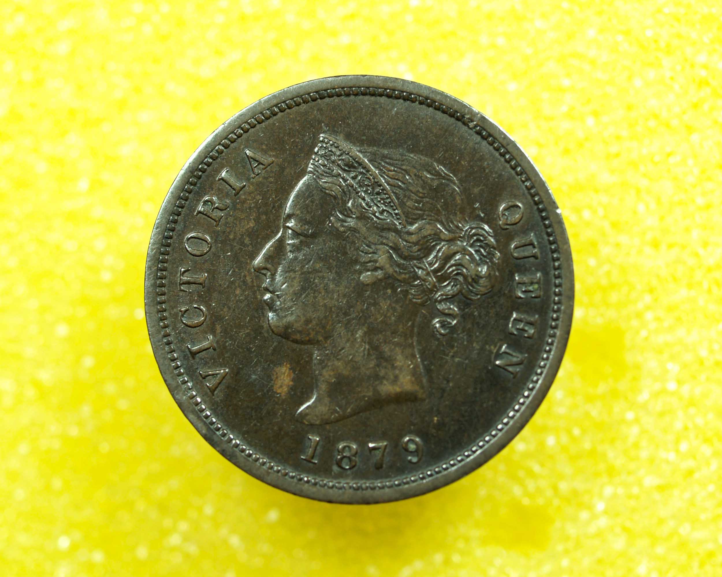 Cyprus-Victoria-1/4-Piastres-1879-Error