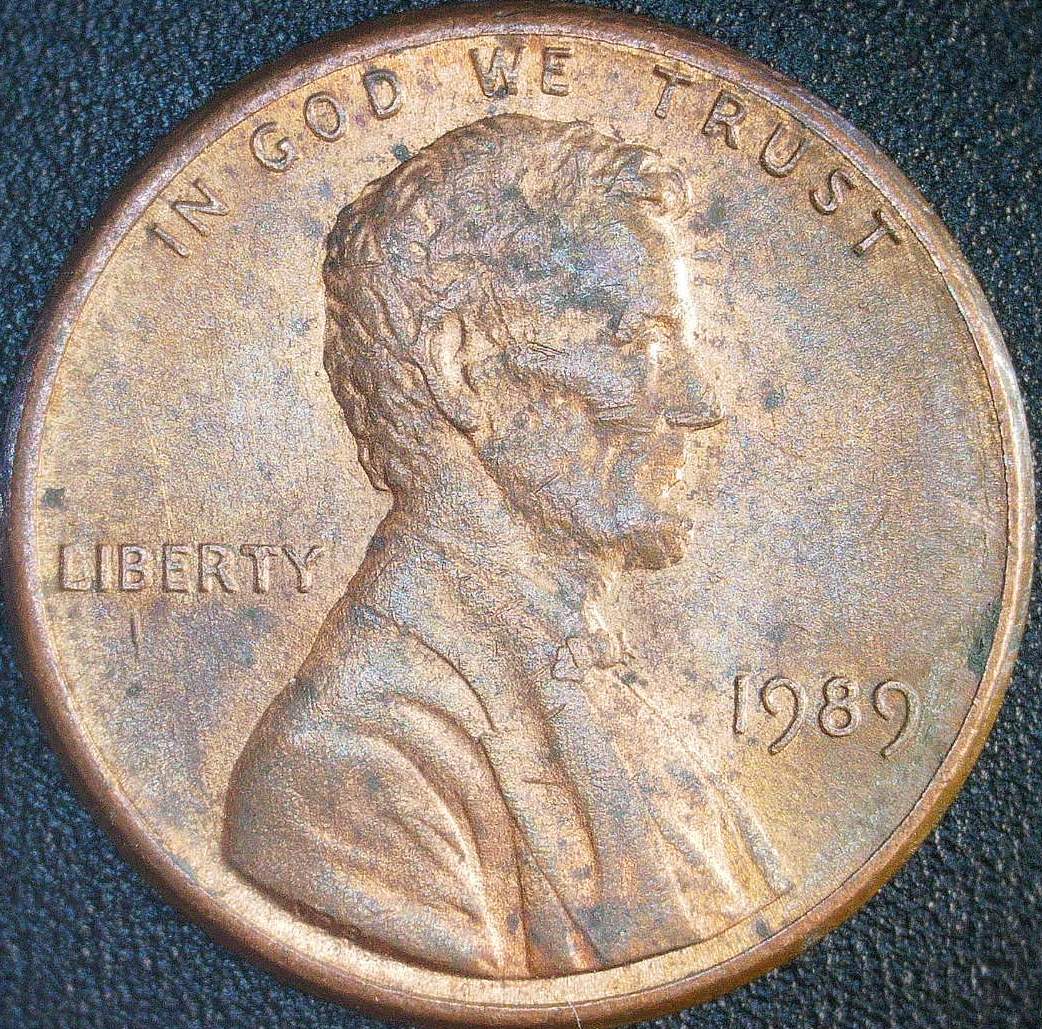 1989-P-Lincoln-Penny---Extra-Letter-Below-Liberty?