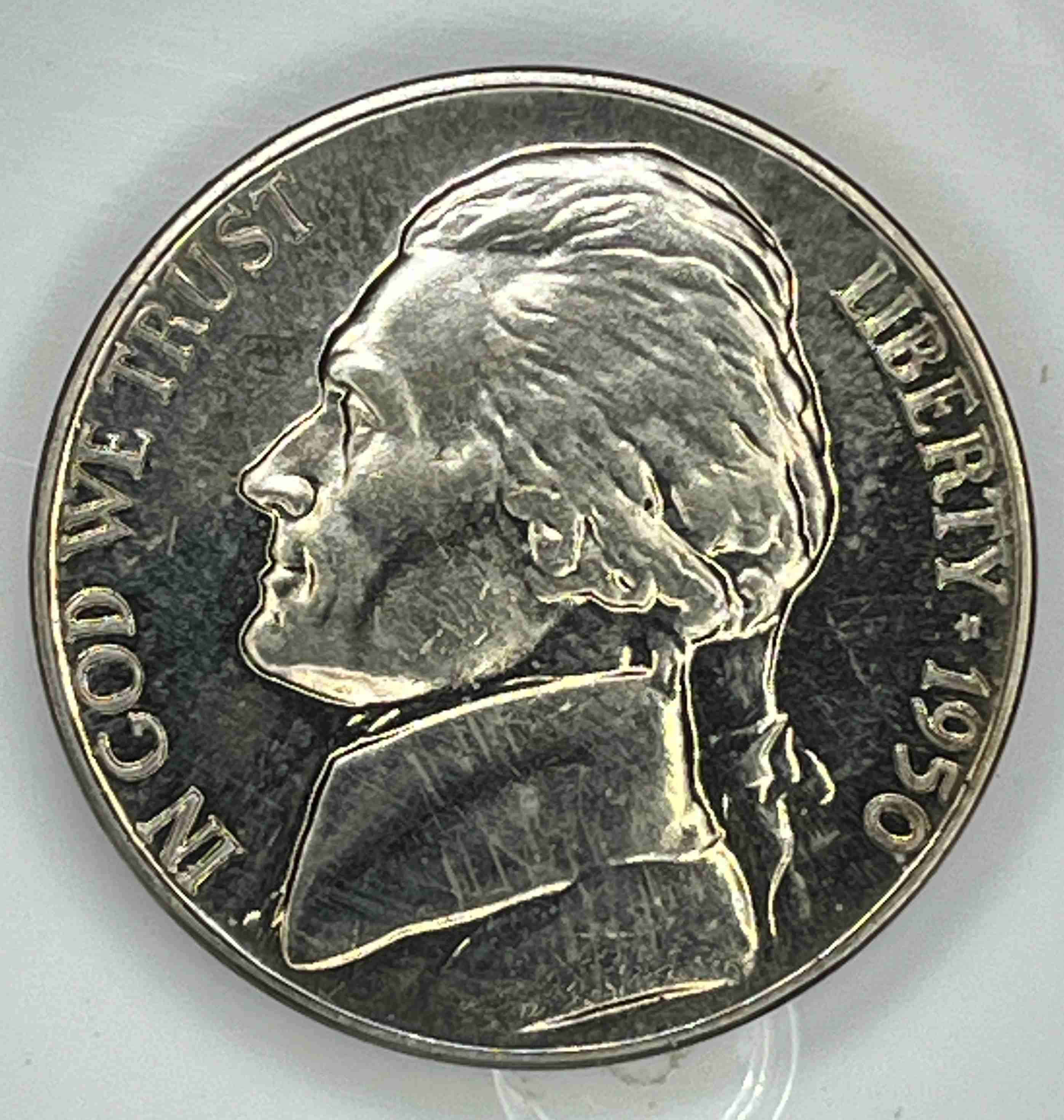 1950-Jefferson-Nickel-Proof-For-Grading