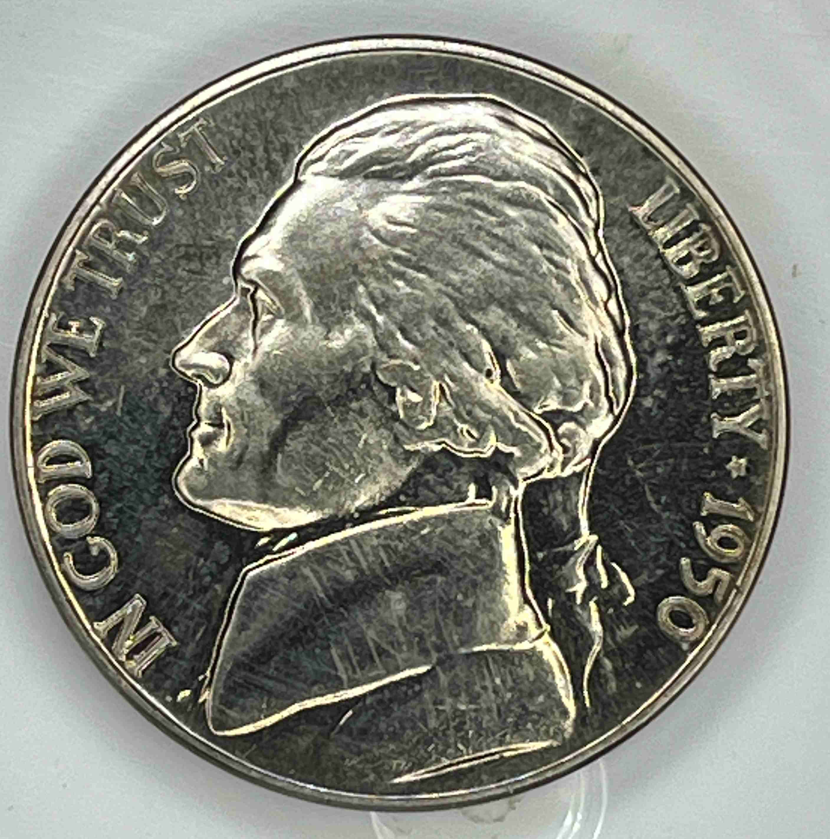 1950-Jefferson-Nickel-Proof-For-Grading