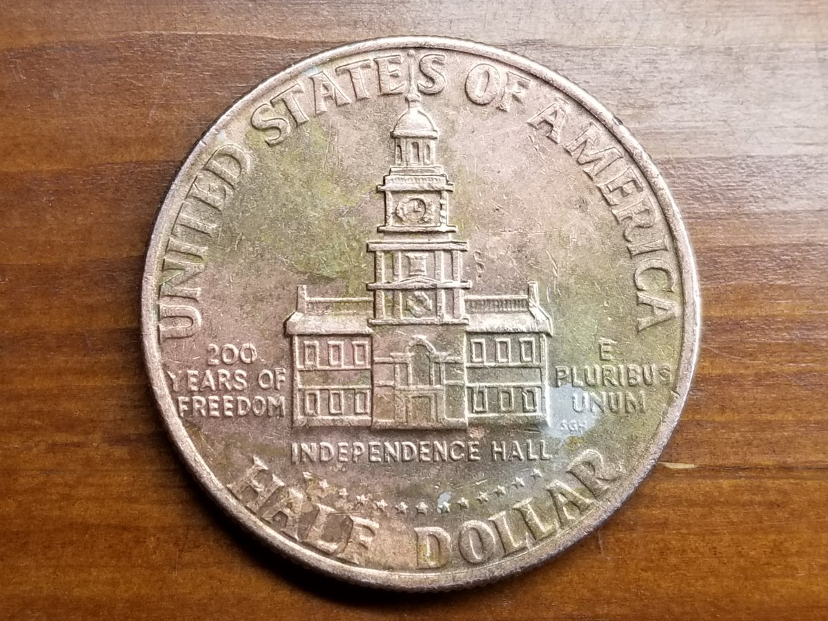 Bicentennial-Half-Dollar-Missing-Clad-Layer