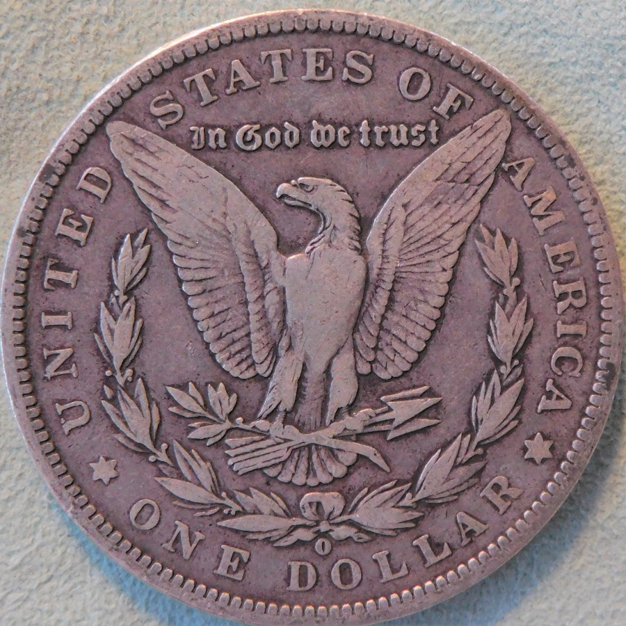 Morgan-1889-O-7TF-Slanted-Arrow-Feathers:-1-Sad,-1-Fine
