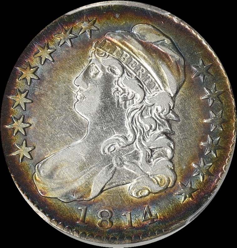 1814-Capped-Bust-Half-For-Grading