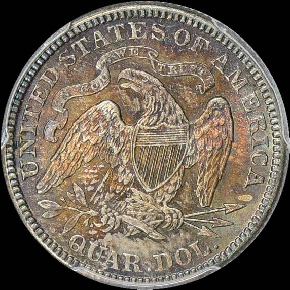 1876-Seated-Quarter-For-Grading