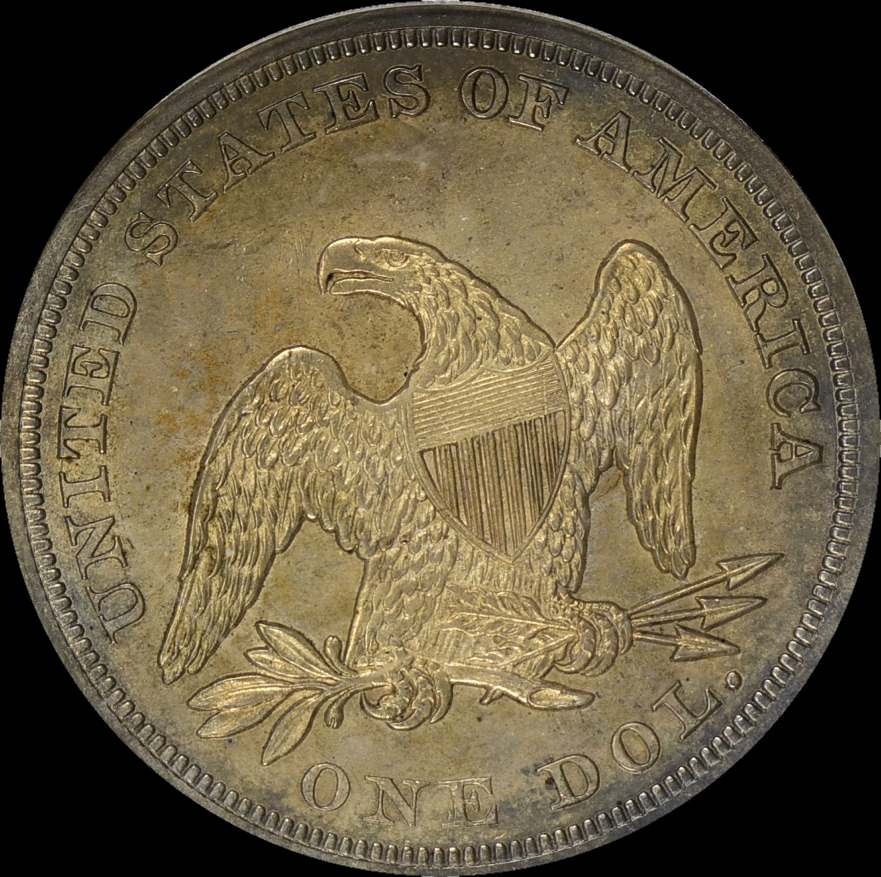 1849-Seated-Liberty-Dollar-For-Grading