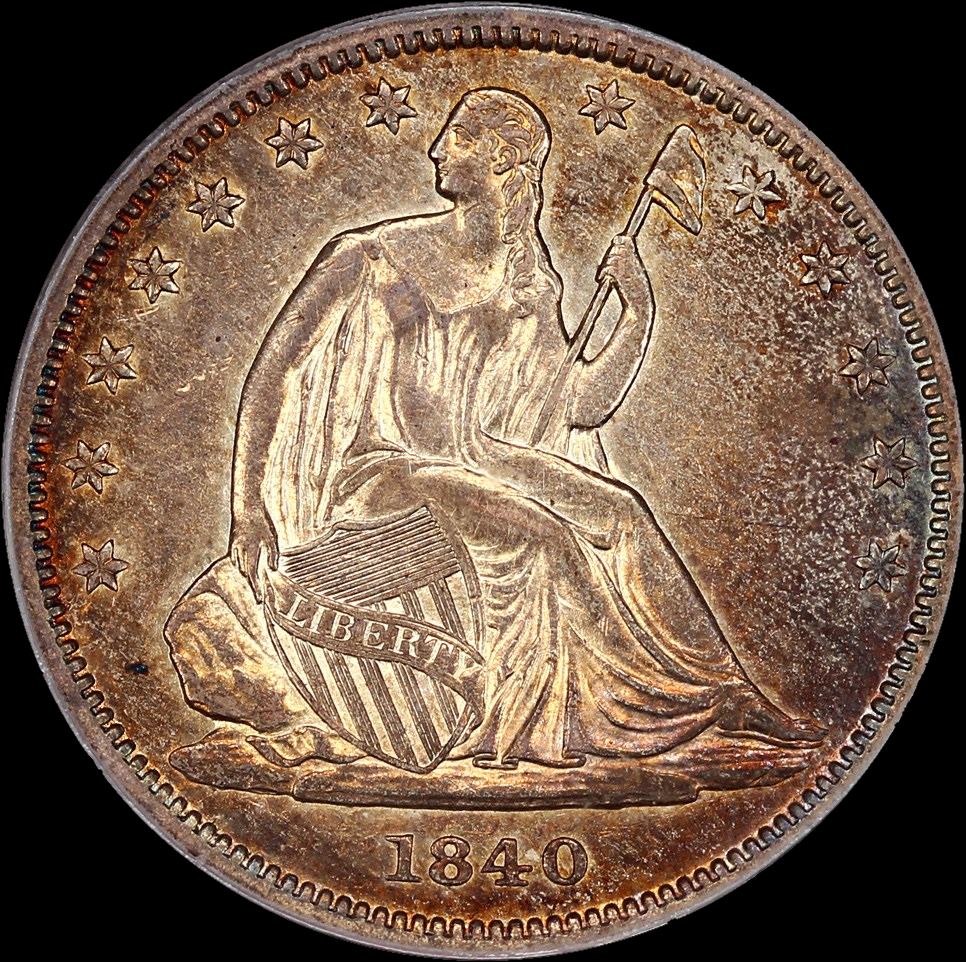 1840-Seated-Half-For-Grading