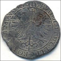 Silver-Coin-Of-Rudolf-II-For-Identification-Id:-Early-17th-Century-1/-2-Adlerschilling-Nijmegen