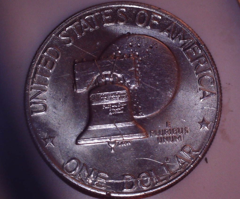 Eisenhower-Dollar-1976-1776-Crazy-Stike-Through-Error-Please-Advise