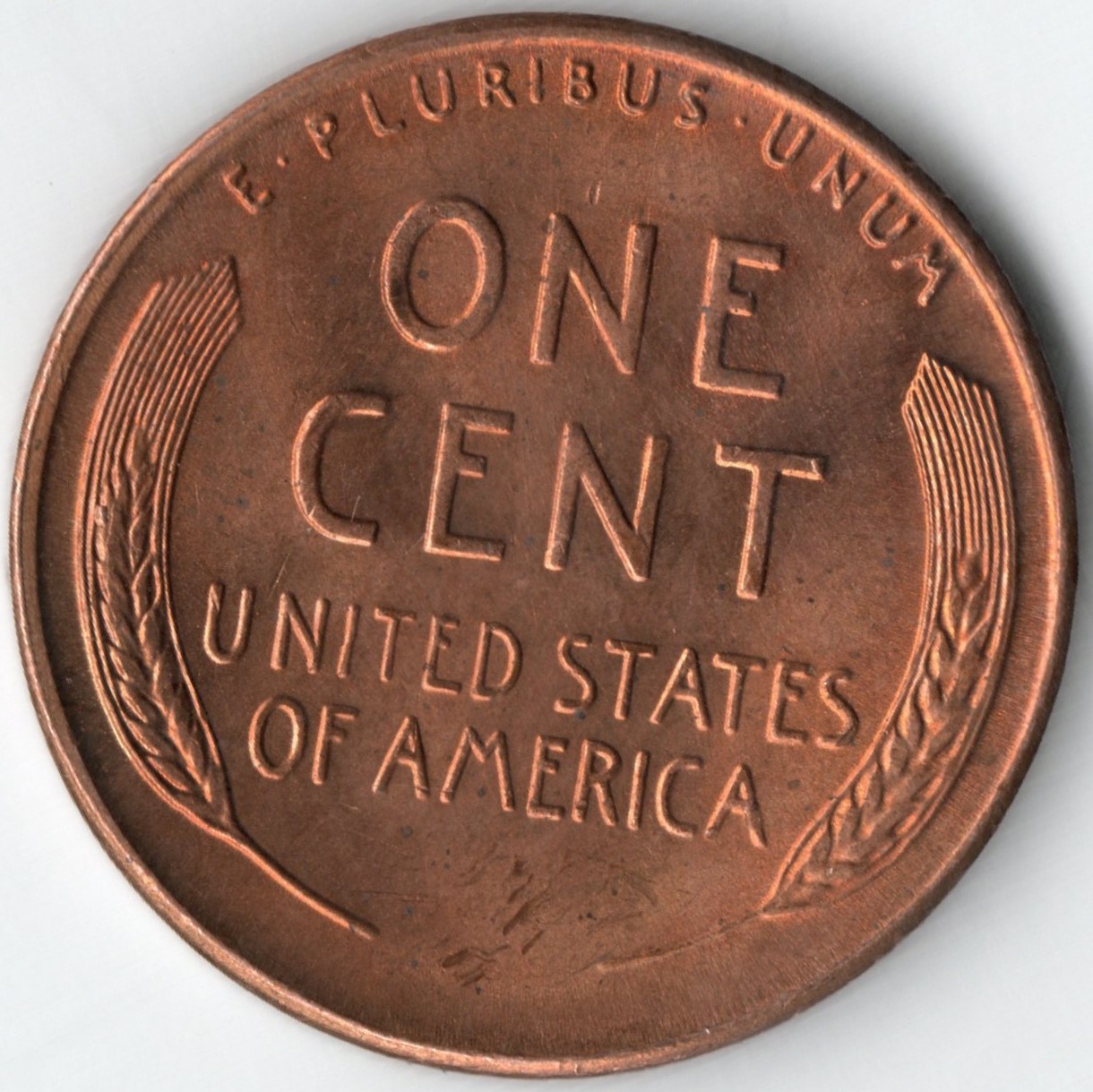 1958-Lincoln-Wheat-Cent.-Beautiful-And-Shiny.-Has-It-Been-Cleaned?