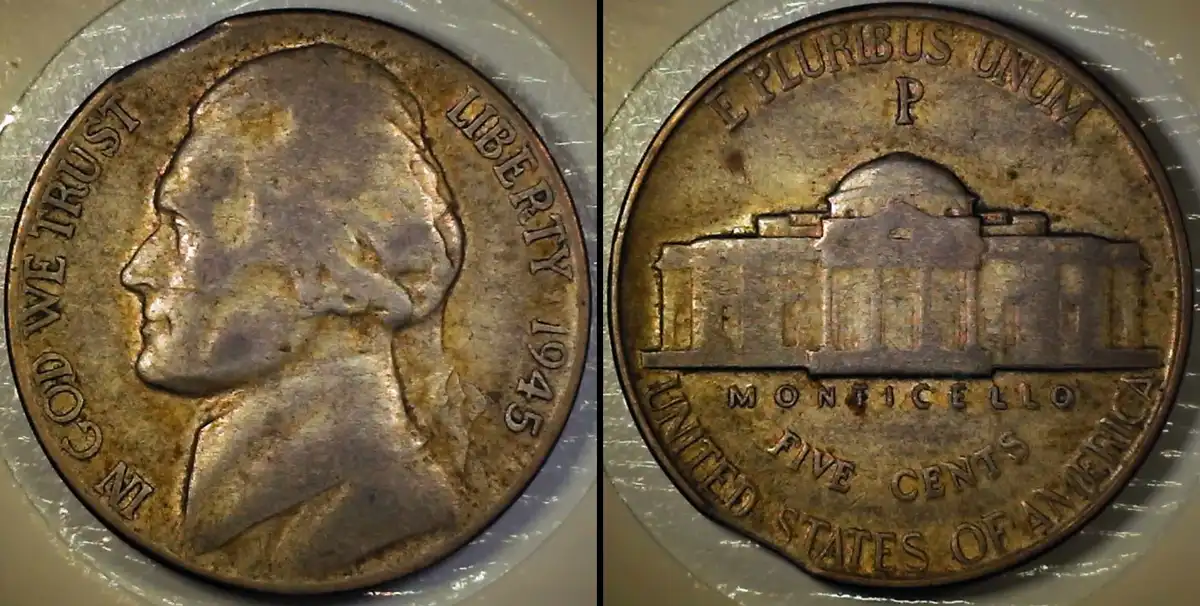1945-P-War-Nickel-Clipped-Planchet