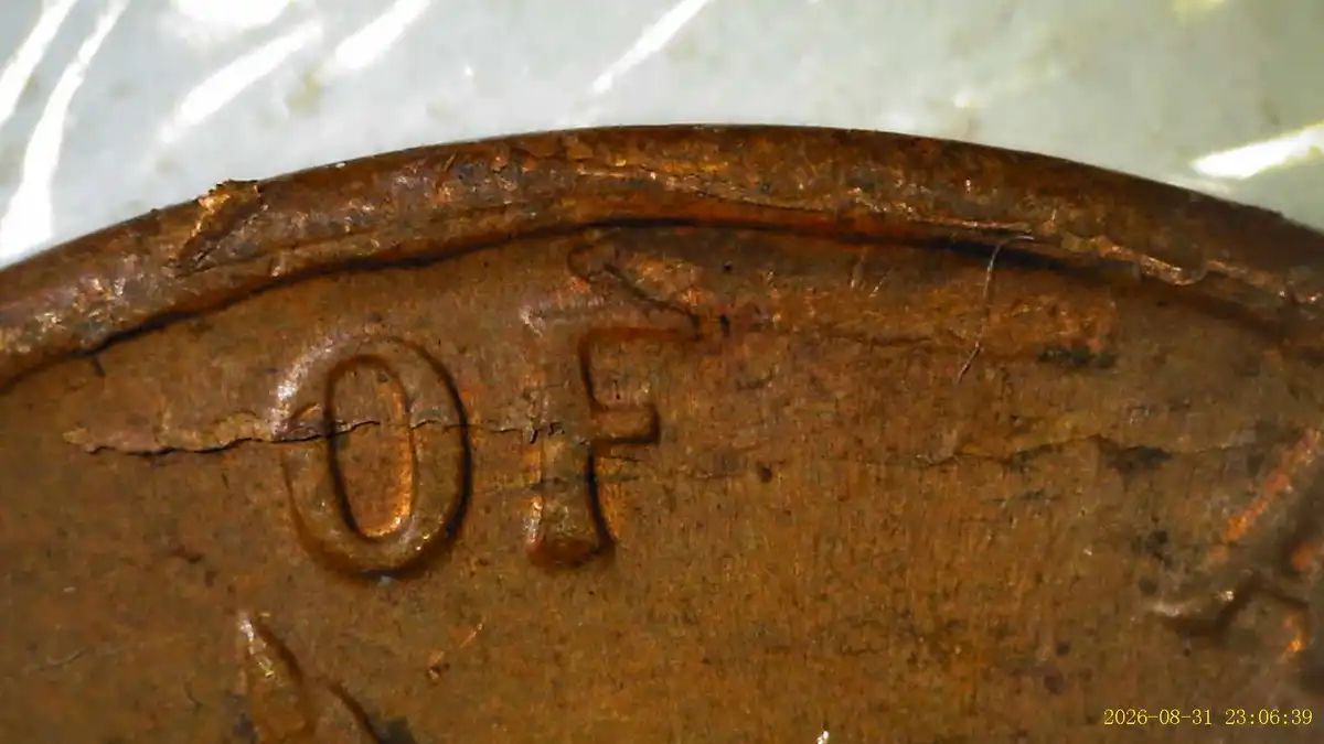 1944-S-Philippines---1-Centavo-W/-Retained-Lamination-Peel