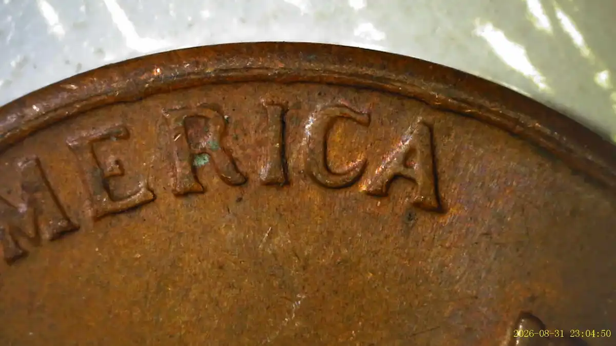 1944-S-Philippines---1-Centavo-W/-Retained-Lamination-Peel