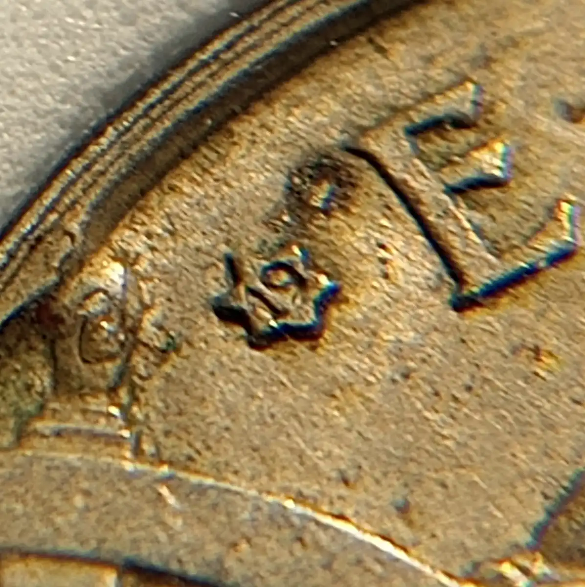 1949-Spain---50-Centimos-W/Strong-Die-Clash+