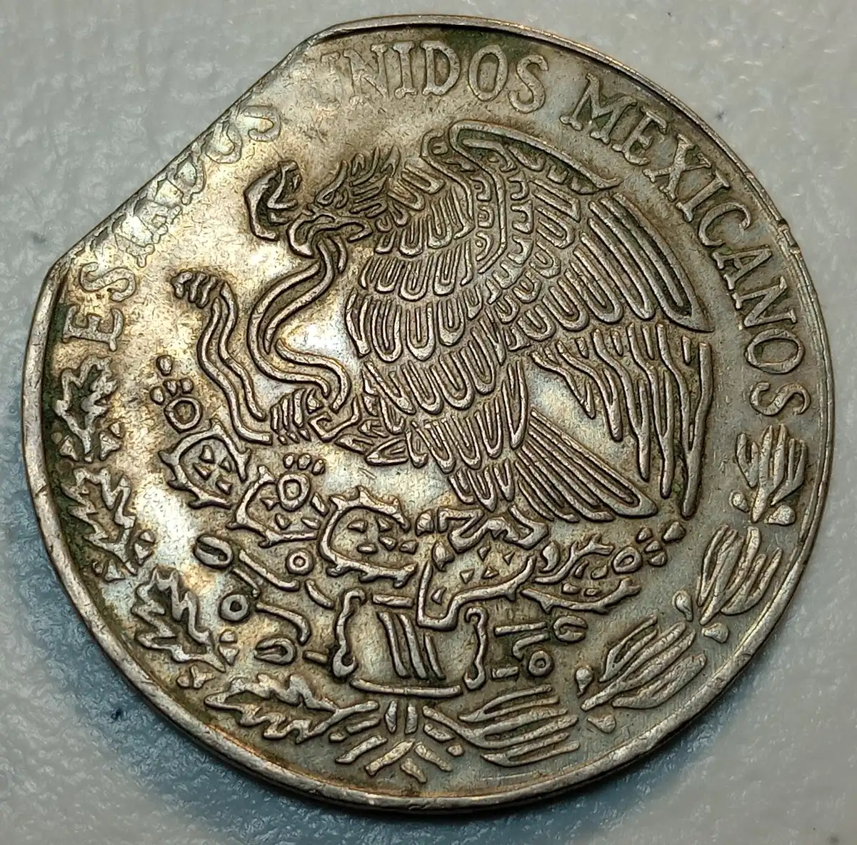 1976-Mexico---5-Pesos-W/Straight-Clip