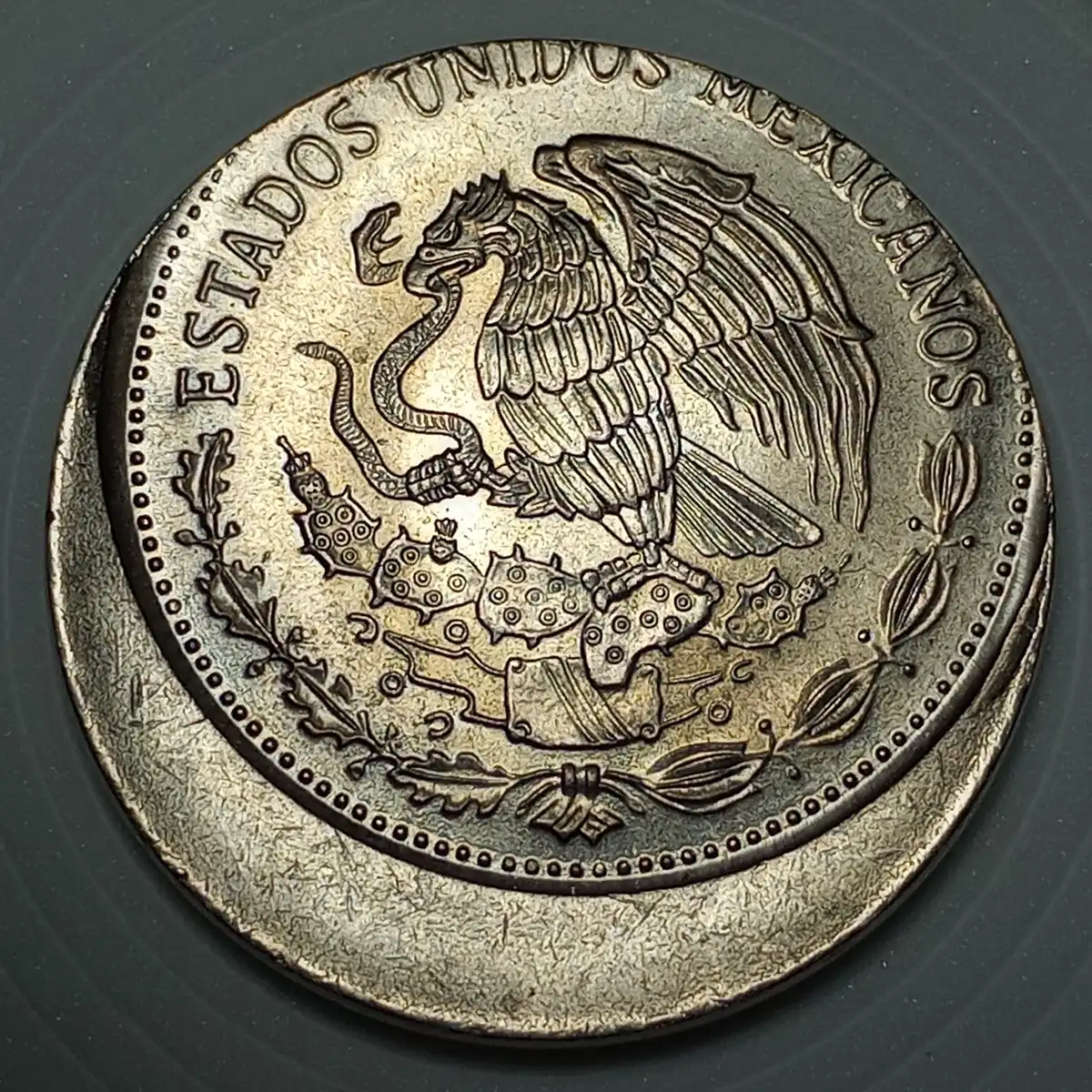 1988-Mexico---50-Pesos,-10-15%-Off-Center-Strike