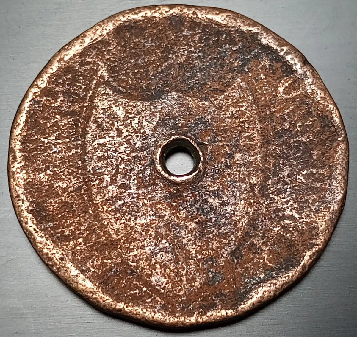 Heavily-Damaged,-Holed,-And-Corroded-1787-New-Jersey-Nova-Caesarea-