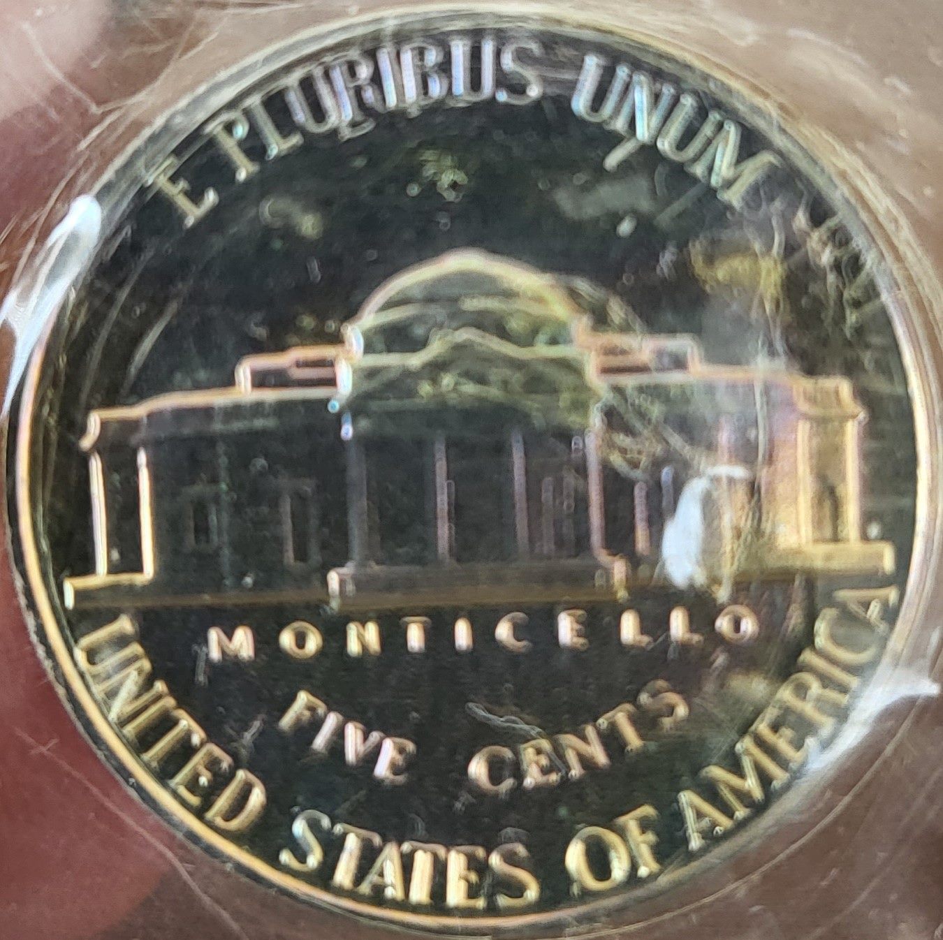 1962-Proof-Jefferson-Nickel-Toned-But-With-Verdigris