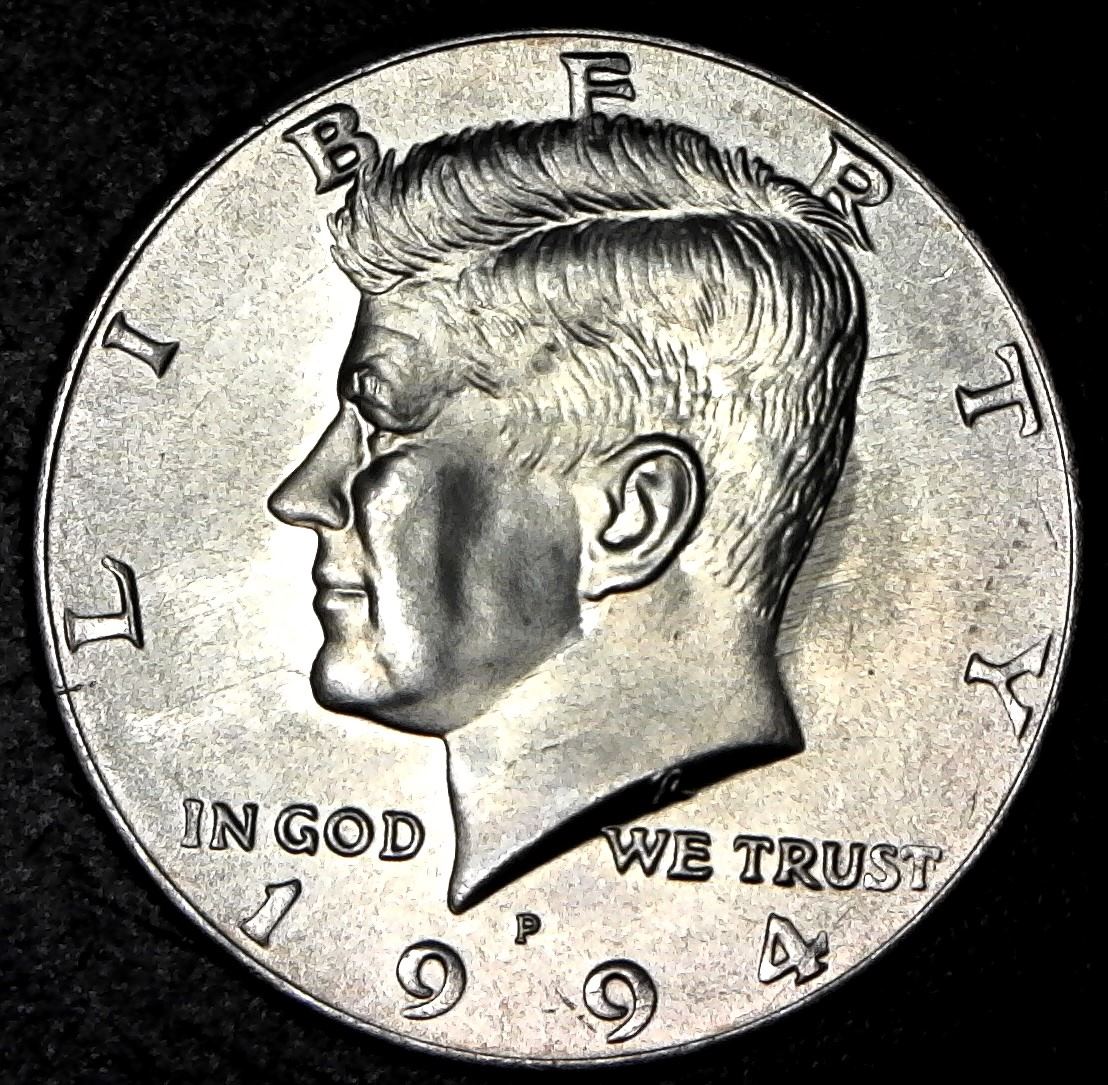 1994-P-Kennedy-Half-Dollar-Abraded-Die-And-Die-Clash?