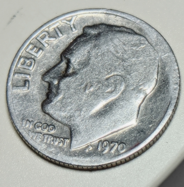 1970-Philly-Dime-Obverse-And-Reverse-Damage-Clash-Strike-Thru?