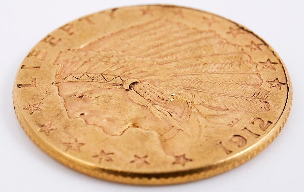 1912-Gold-Indian-Head-2,5-Dollar-Cleaned?