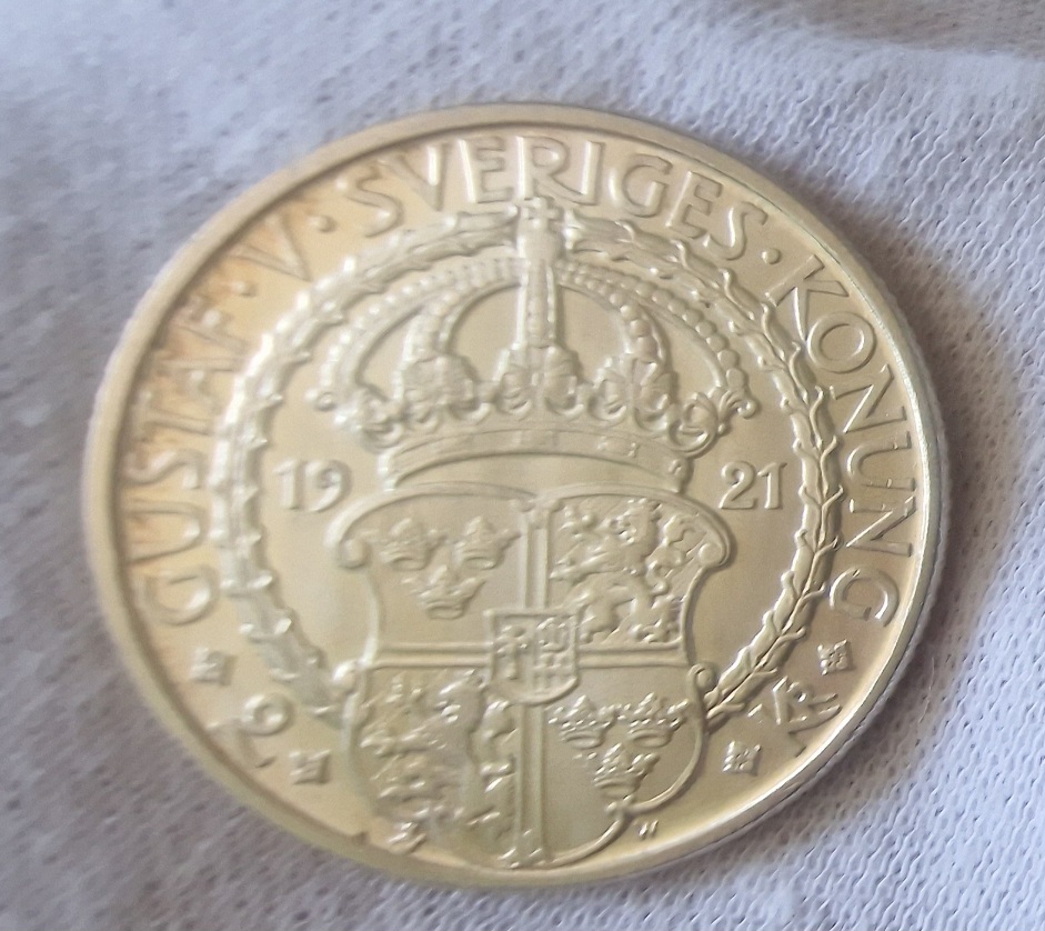 1921-2-Kronor--Commemorative-For-Grading-For-Fun