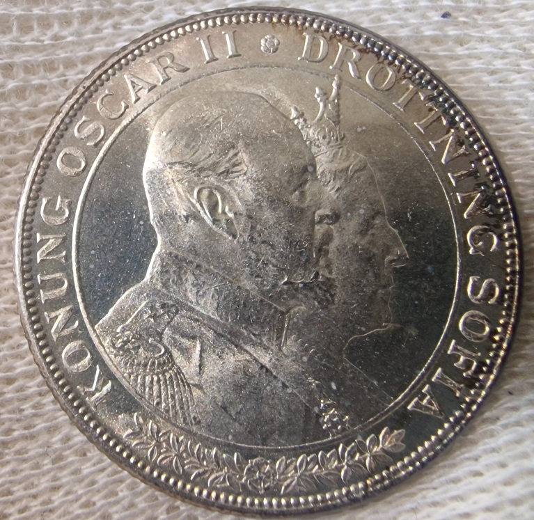Sweden-2-Kronor-1907-Prooflike-Any-Chance-On-MS-65?