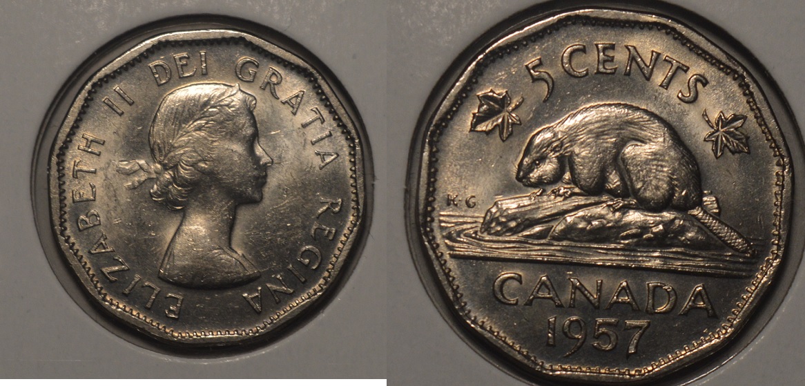 5-Cents-1957-Bug-Tail-Higher-Grade
