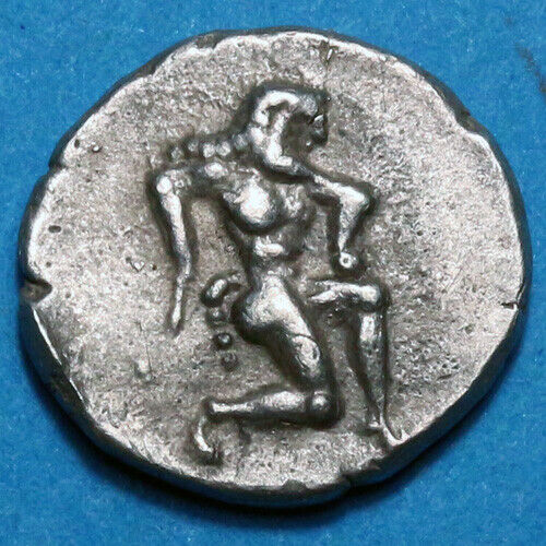 Ancient-Greek-Coin-Circa-460-B.c-Greek-Silver-Hemidrachm-Thasos-Thasion