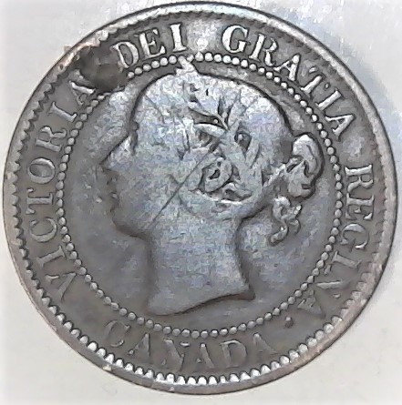 1859-1-Cent-With-Damage