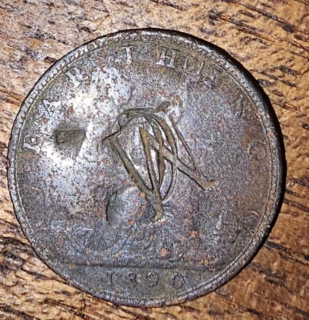 Counter-Stamped-1890-Farthing