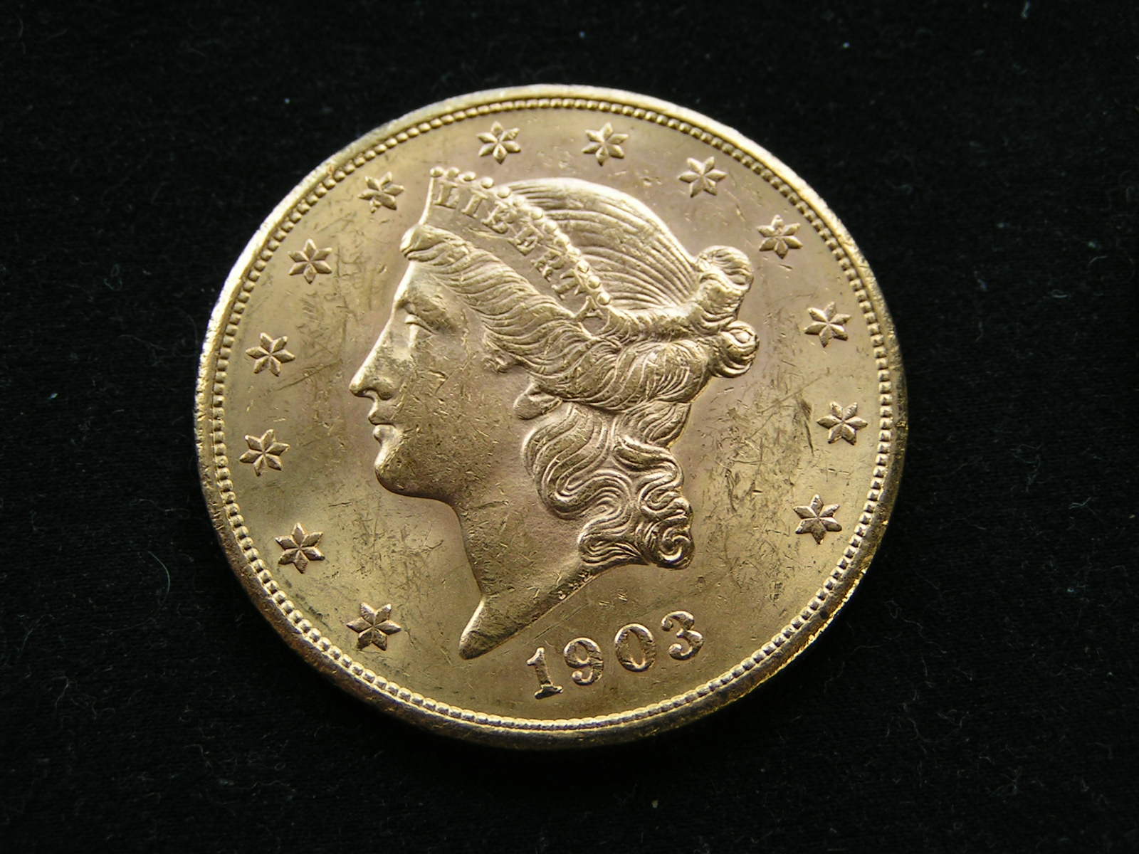 1903-S-Liberty,-1924-St.-Gauden-$20-Gold