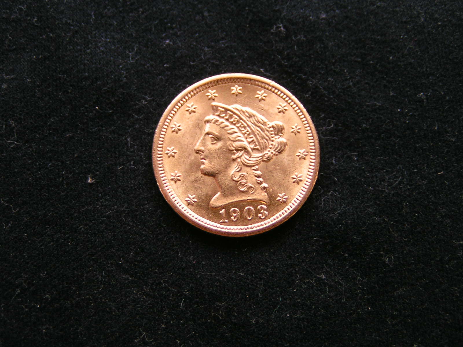 Gold-Type-Set-$1-1853,-$1-1856,-$2.50-1903,-$5-1907,-$10-1894,-$20-1907-D