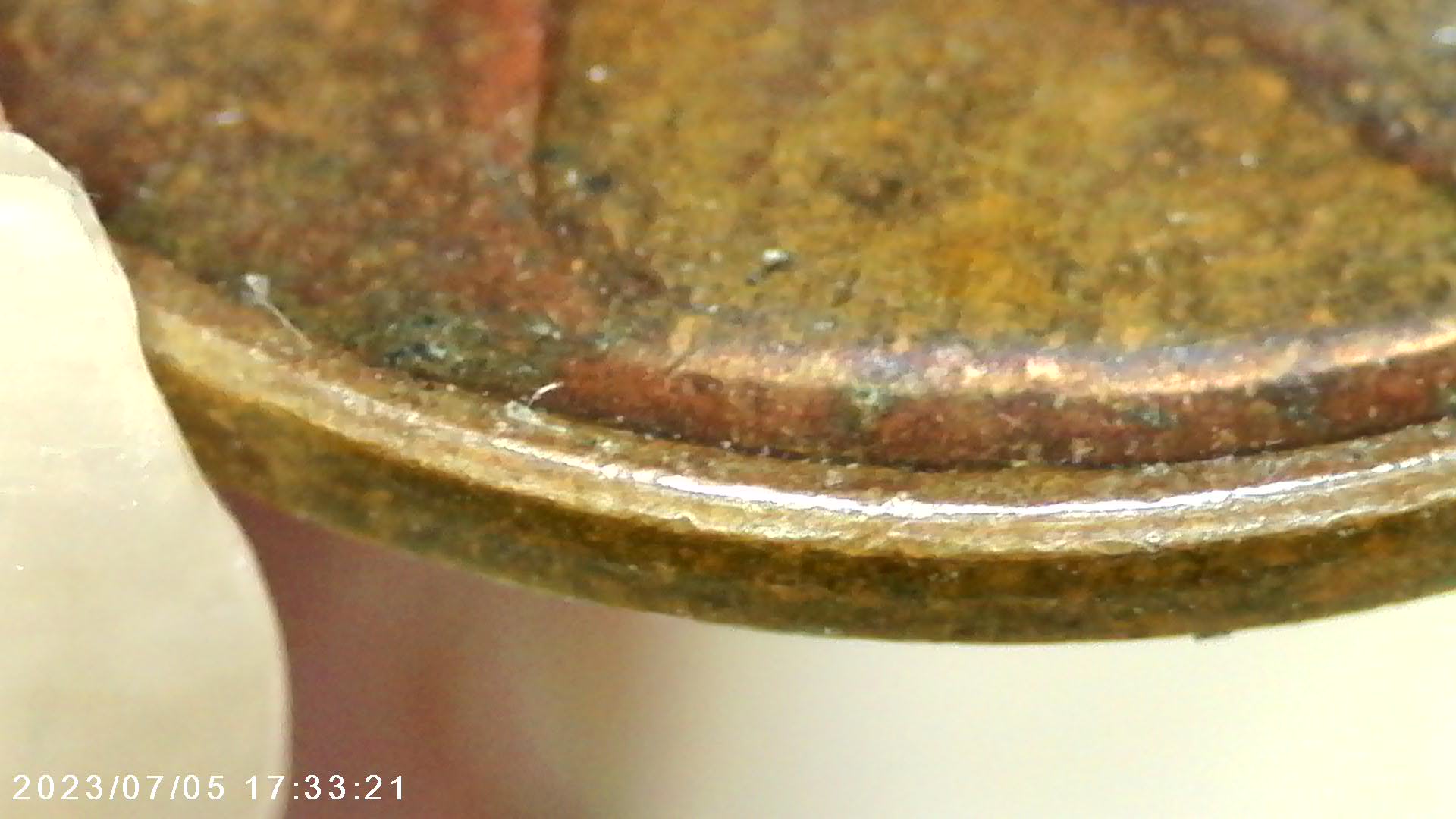 1955-D-Lincoln-Cent-No-VDB,-Filled-First-5,-Die-Break-Reverse