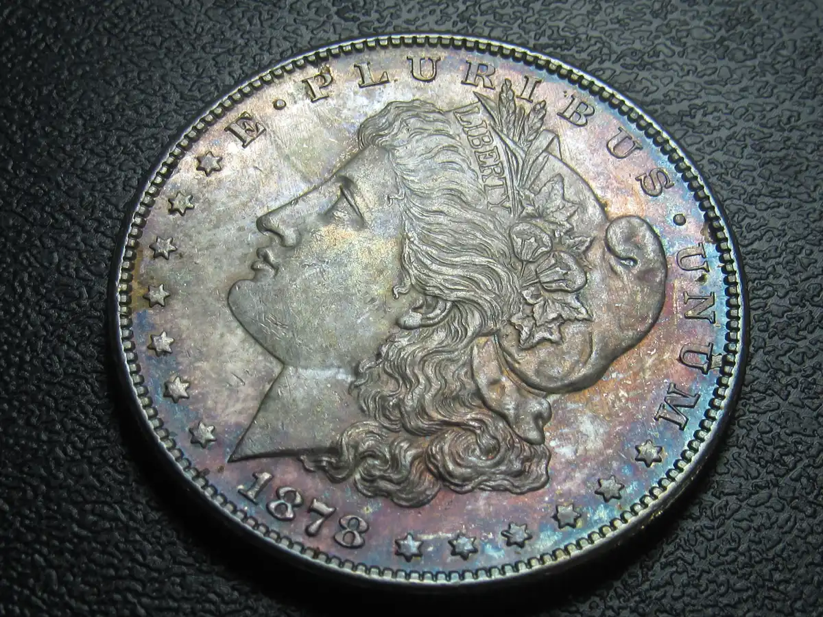 Morgan-Dollar-1878-S-Toned