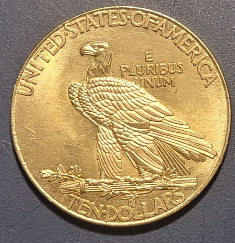 1907-Indian-Head-Gold-Eagle-10-Dollar-Coin-No-Motto-Real?