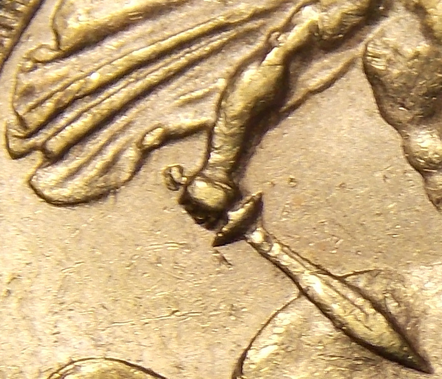 1890-Sovereign-With-Bent-Handle-On-Sword?-Variety-Or-Error?